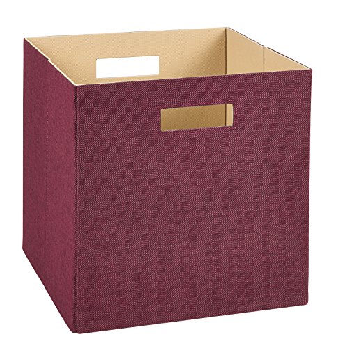 ClosetMaid 7112 Decorative Fabric Storage Bin, Red