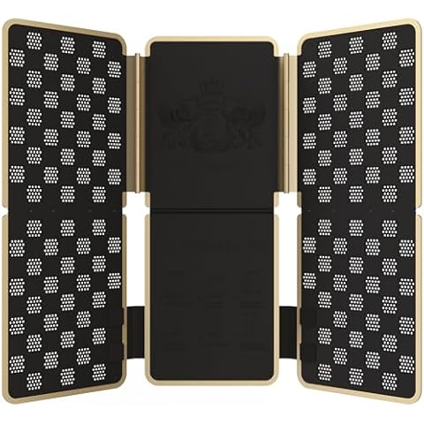 BoxLegend Shirt Folder V7 Metal for Wear Resistance Clothes Folding Board Storage Tshirt Folder Board Metal Edging and Joints Laundry Folding Board Black Cover