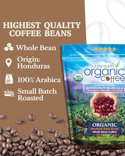 2LB Subtle Earth Organic Coffee - Medium-Dark Roast miniatura 2