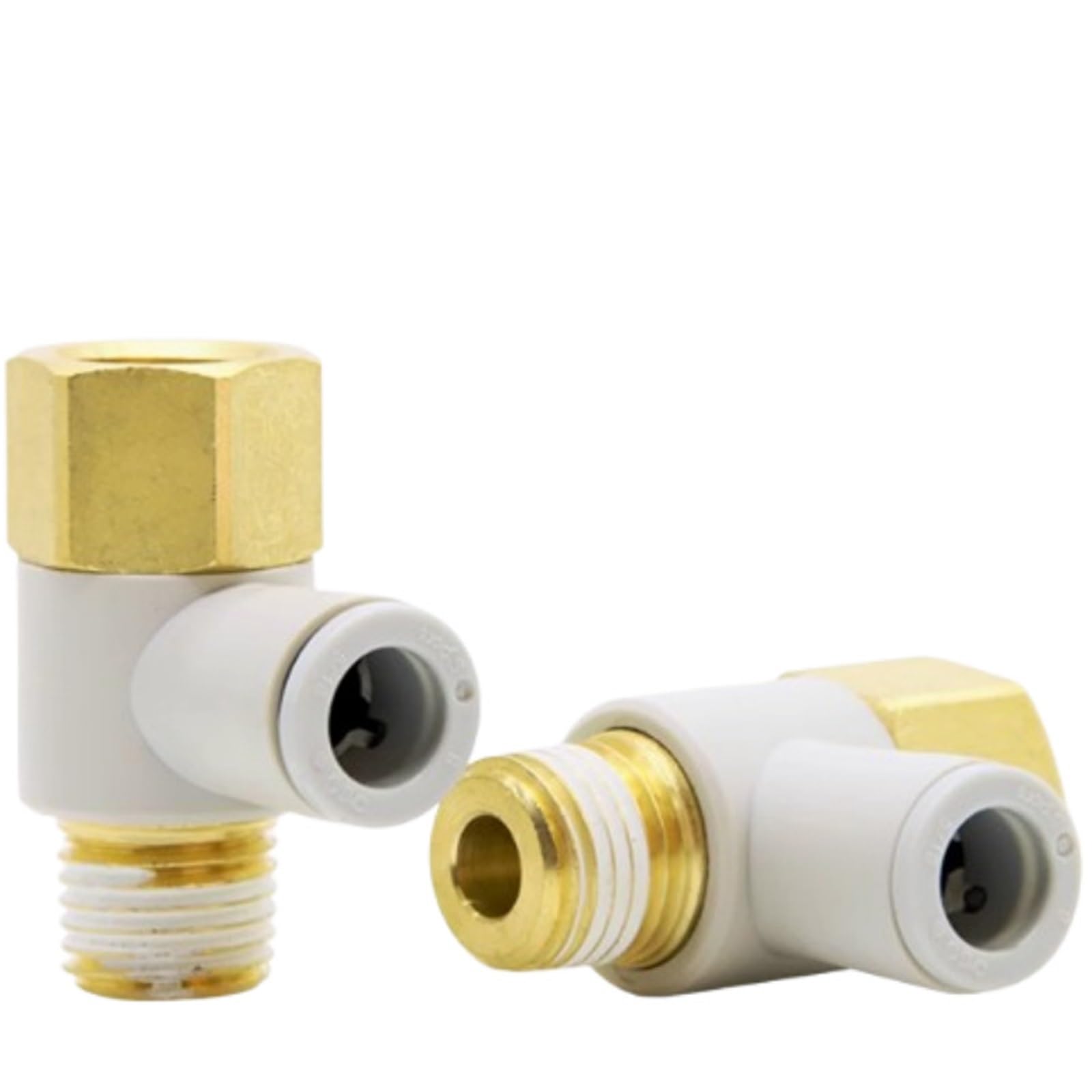 Conectores rápidos neumáticos con Rosca Interna y Externa KQ2VF-04-M5 KQ2VF-06-M5 KQ2VF-08-01S KQ2VF-10-02S(KQ2VF-08-03S,20PCS)