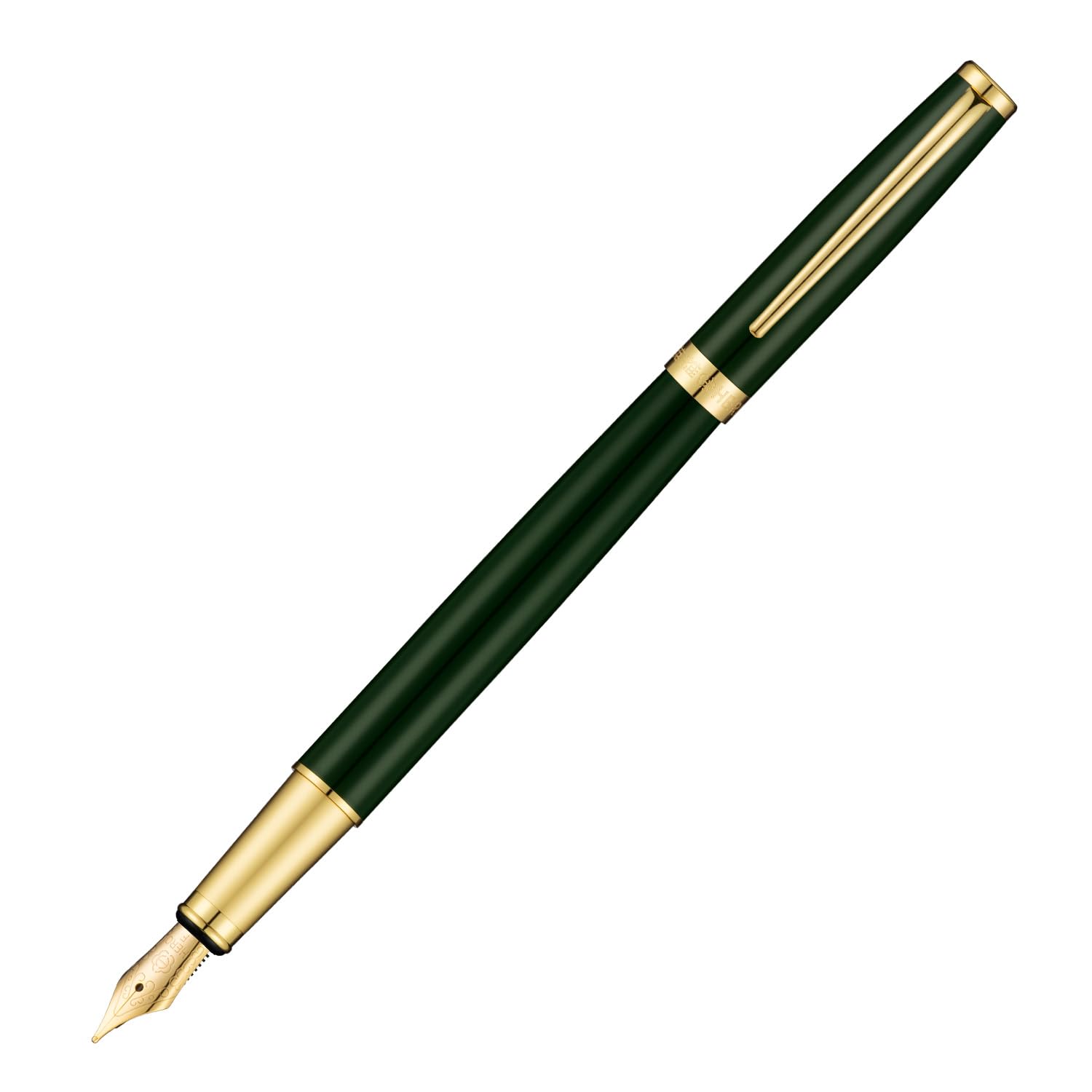 HERO Fountain Pen, Extra Fine Nib, Luxury Pens Set for Journaling, Calligraphy; Drawing, Smooth Writing, Best Writing Pen Gift Set for Men & Women, Nice Fancy Office Designer Pen[Green]