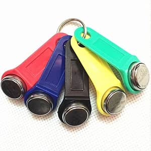 10pcs DS1990A-F5 TM Carte IButton Tag Avec Mural Noir