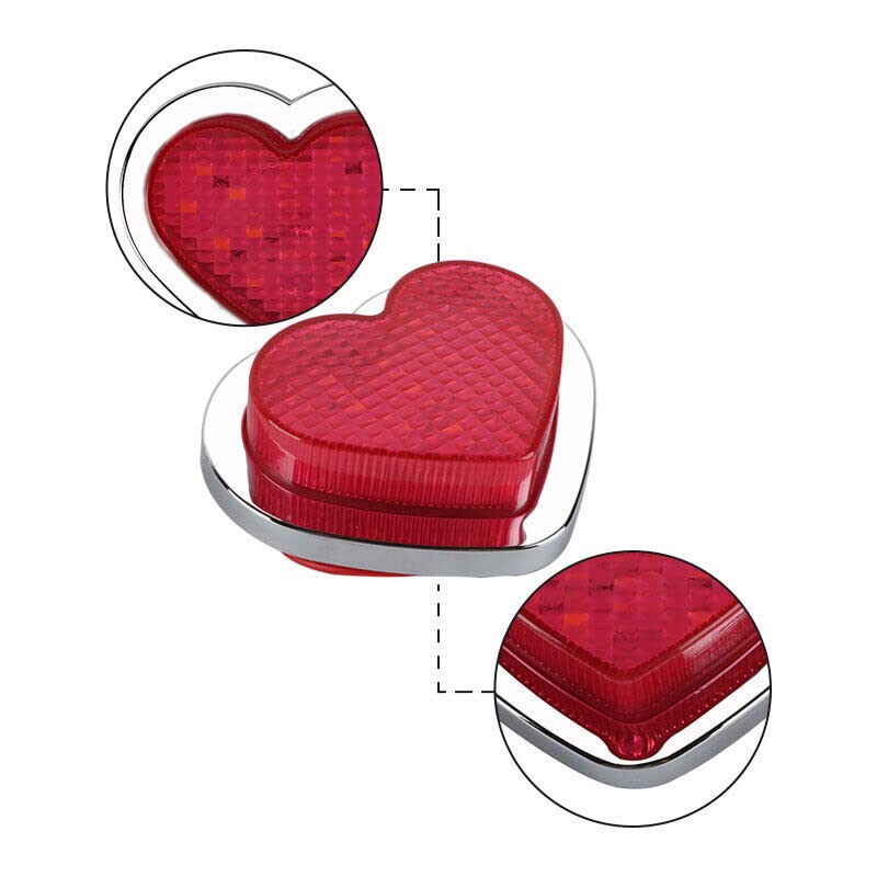 Amazon.com: Auto Car Accessory 1PCS Pink Heart Shaped Side