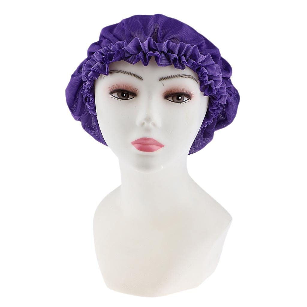 Portable Vintage Retro Royal Court/Nobility Style Lace Sleep Caps Purple | Bath Sets & Kits | Bath & Body-picture-48
