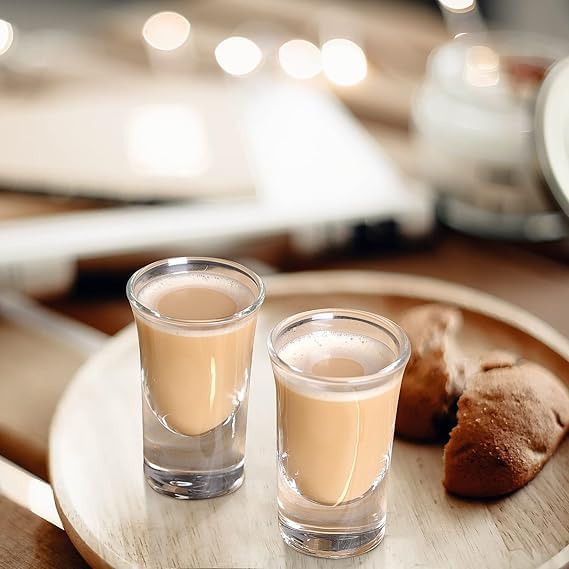 Image of WRINGO Shot Glass for Espressos, Spirits & Liquors,Whiskey, Vodka Shot, Tequila Shot, Wine Tasting, Cocktail Pour, Bar Accessory & Home Decor Parties Glasses Set of 6 (WR-10)