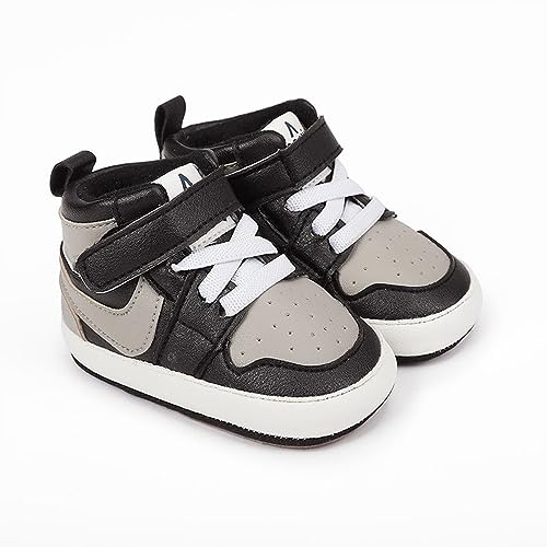 Image of Clowora Unsex Baby Shoes Boys Girls Infant Sneakers Non-Slip Soft Rubber Sole Toddler Crib First Walker Lightweight Shoes