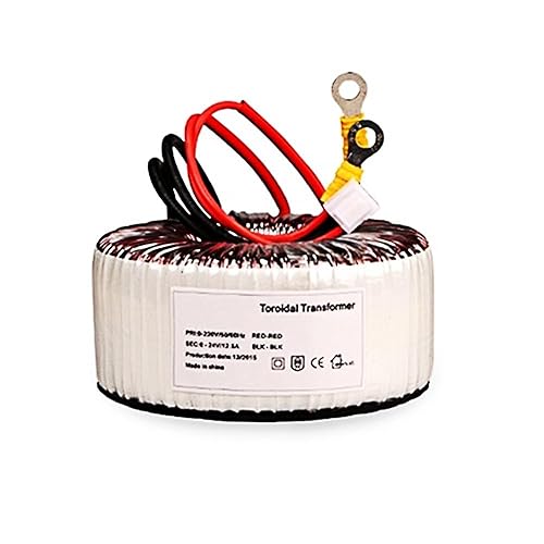 ATO Transformador toroidal de 300 VA, transformador toroidal estable monofásico, 110 V CA a 2 * 30 V, transformadores toroidales de potencia, para
