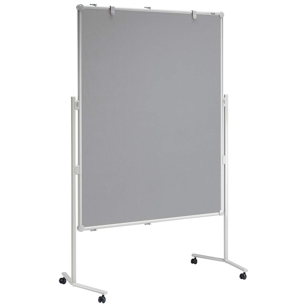 MAUL Moderationstafel grau MAULpro mobil beidseitig pinnbar 150x120 cm