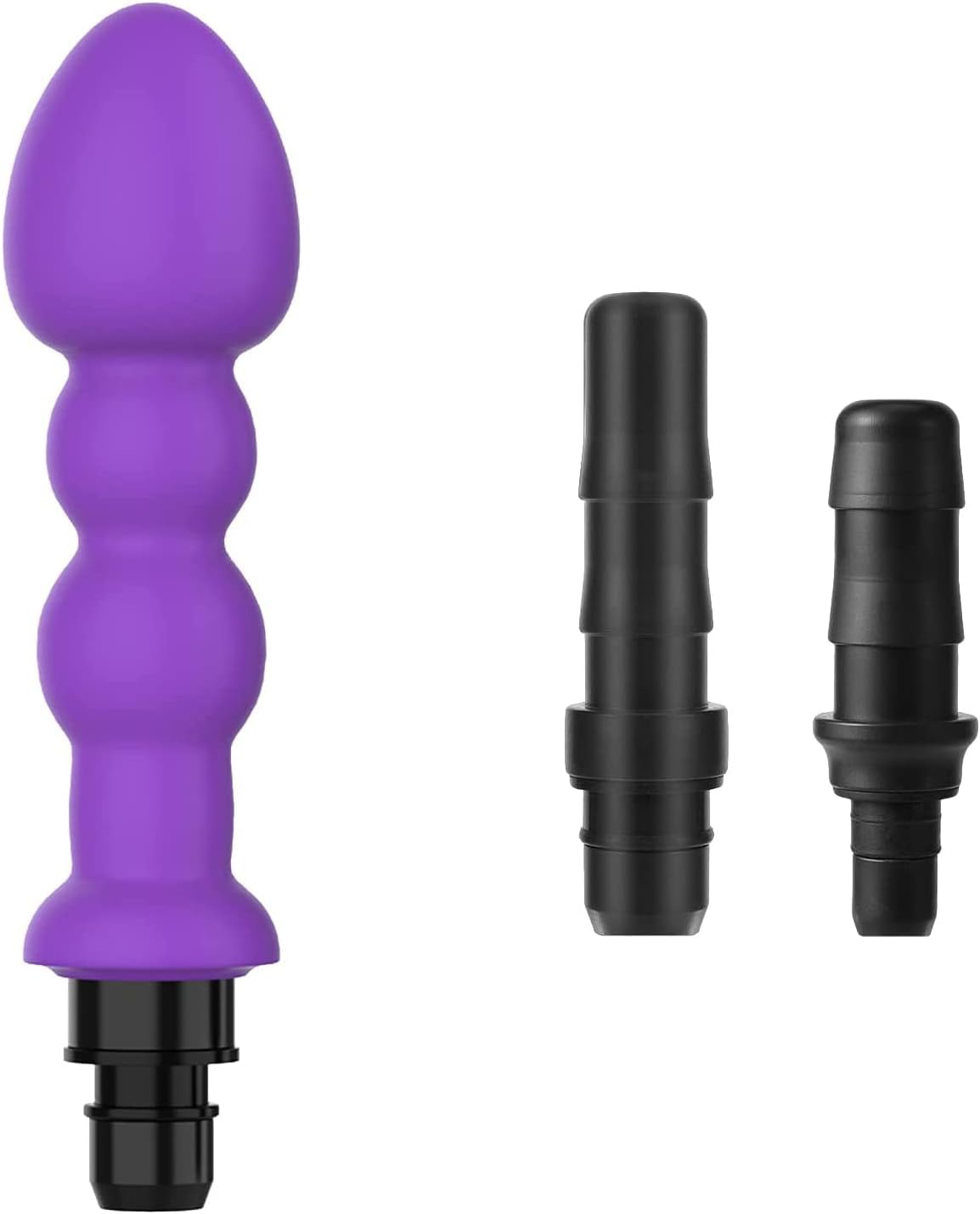 Massage Gun Heads,BQSHX 2 Pcs Fascia Gun Tip Attachment Adaptor,Applicators Replacement Attachment,Deep Tissue Percussion Massage Heads for Deep Tissue Muscle Relaxation (2 Pcs Purple Big Head)
