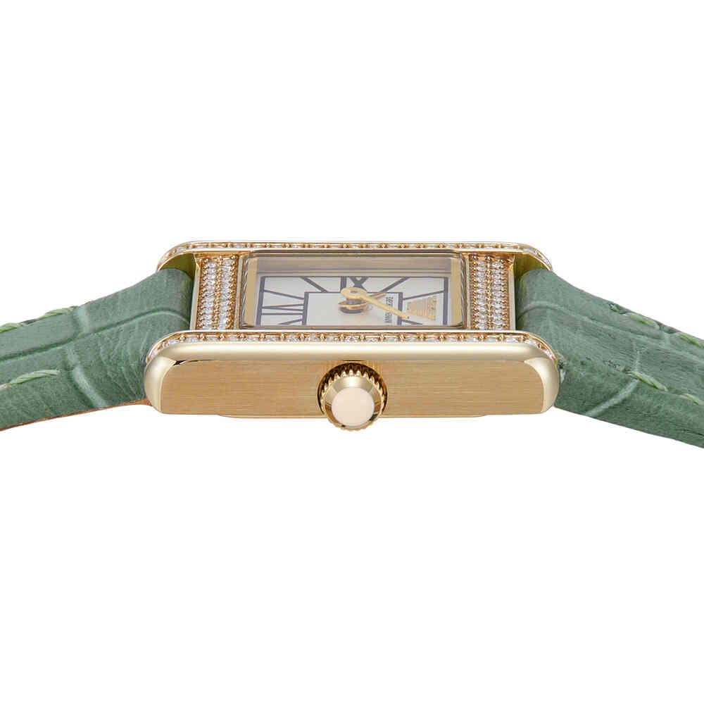 Emporio Armani zegarek dla kobiet, dwukierunkowy mechanizm kwarcowy 20 mm z paskiem ze stali nierdzewnej lub skóry