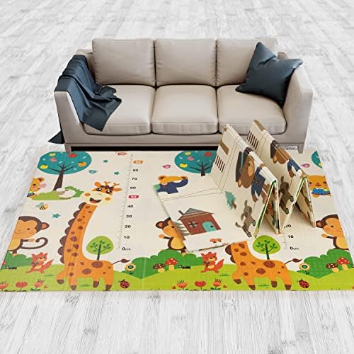 Buy LuvLap Number Zoo Double Sided Water Proof Baby Play Mat, Play mats
