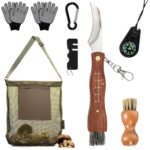CHENBOOW Navaja para Setas,Navaja Champiñon,Mochila para Setas