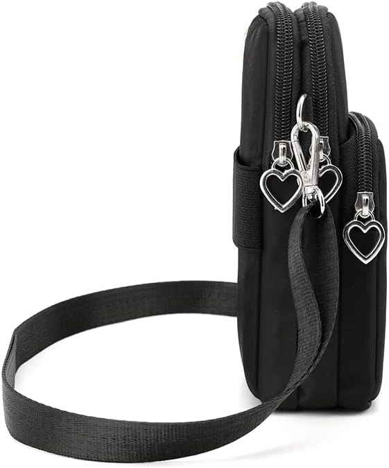 Miniatura 3 de Bolso bandolera Oxford con cremallera para iPhone 14 Pro, Samsung Galaxy S23 S21 S20 FE S10e S10 Plus