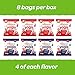 Happy Baby Organics Yogis Freeze-Dried Yogurt and Fruit Snacks, Crawling Baby Snacks, Mixed Berry and Strawberry, Variety Pack, 0.25 oz, 4 Boxes of 8 Pouches (36 Total Pouches)