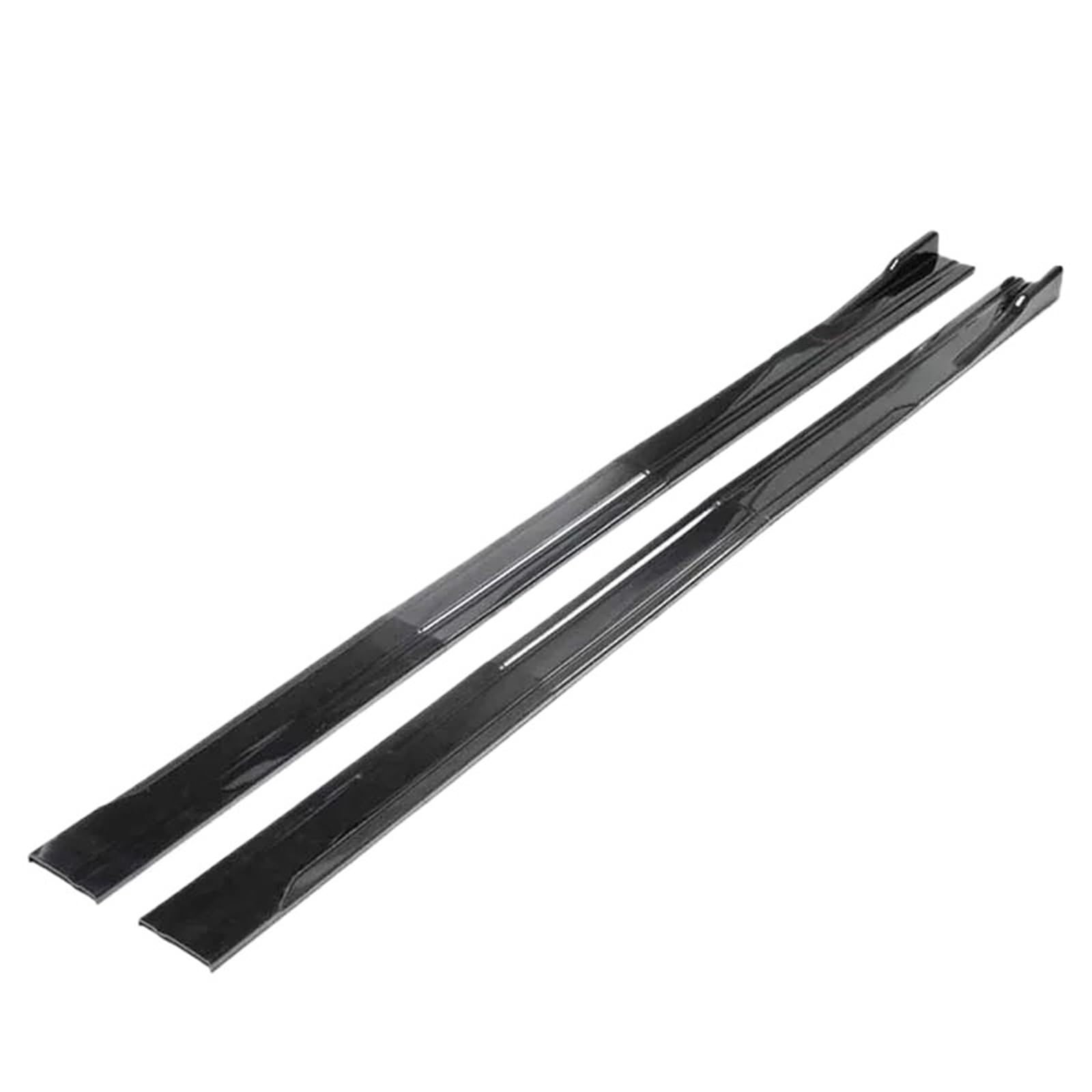Faldones Laterales para VW Golf 8 MK8 GTI MK8 ID 4 ID 6 Faldones Laterales Universales De 2,2 M Divisores De Balancines Difusores Y Alerones Falda Lateral(Gloss Black 2m)