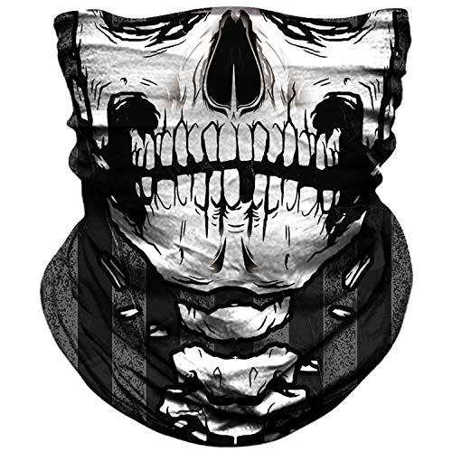 Seamless Neck Gaiter Shield Scarf Bandana Face Mask Seamless UV Protection for Motorcycle