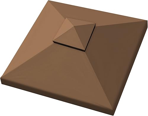 Miniatura 2 de Toldo de repuesto para toldo para exteriores, toldo de doble nivel, 10 x 10 pies (café)