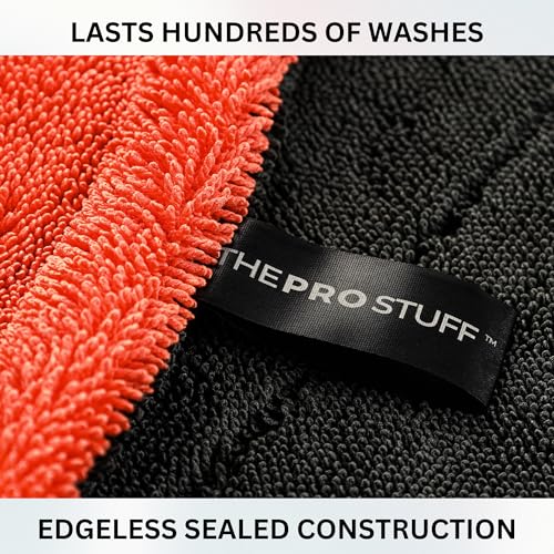 Image of Car Drying Towel - 1400 GSM Microfiber Cloth Super Absorbent | Towel for Car Washing & Detailing | Twisted Loop Microfiber | Dual-Sided, Lint-Free, Scratch-Free (20x32 inches, Large)
