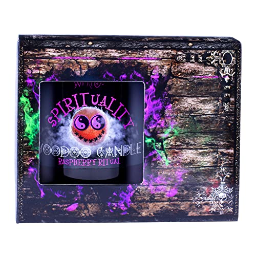 Vela de Vudú con muñeca y varita de cristal