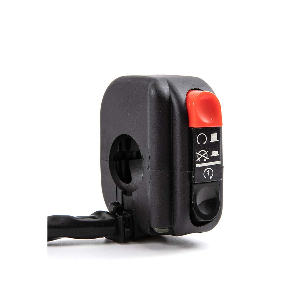 Interruttore 7/8" 22mm Moto Pulsante Clacson Indicatore Direzione Fendinebbia Luci Start