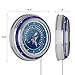 Minnesota Timberwolves NBA Chrome Double Ring Neon Clock