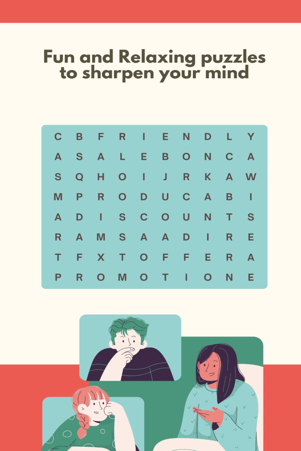 Crossword Search Puzzle Book: Word Searches with Easy-to-Read Print about Crossword, Brain Games, Word Puzzles | 6x9 Inches, 110 Pages | 50+ Puzzles | Gift for Vacations, Holidays, and Free T