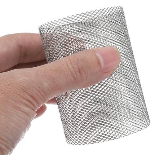Image of PATIKIL 2 Pcs 52mm OD Strainer Mesh, 70mm H Screen Y Shaped Strainer Filter Valve Mesh Screen 304 Stainless Steel Strainer Mesh for Debris Pump Water Oil Separation
