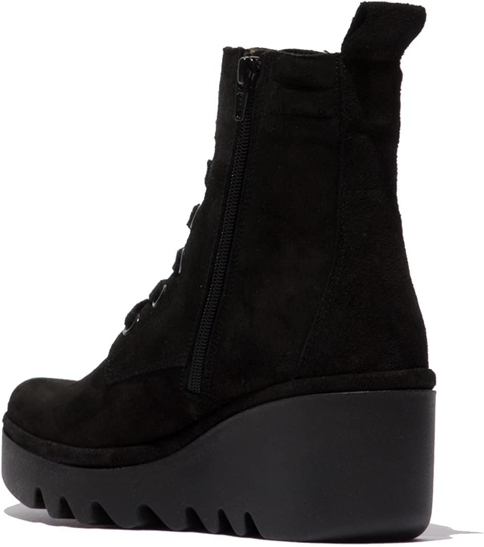 Fly London Women's Winter Boots Ankle, Black, 7