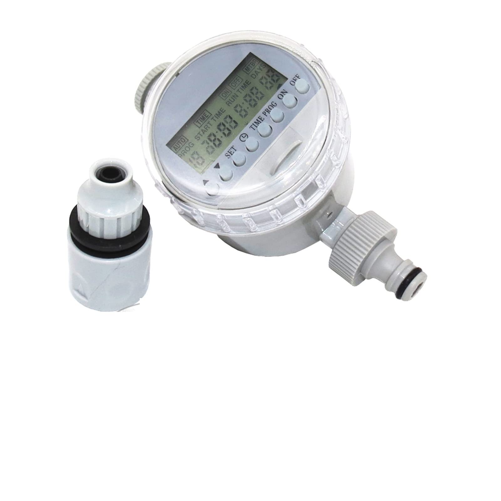 Solar Digital LCD Automatyczny timer wody do nawadniania wody Cyfrowy irygator Solar Timer (Kolor : AxAB747C, Rozmiar : 1)