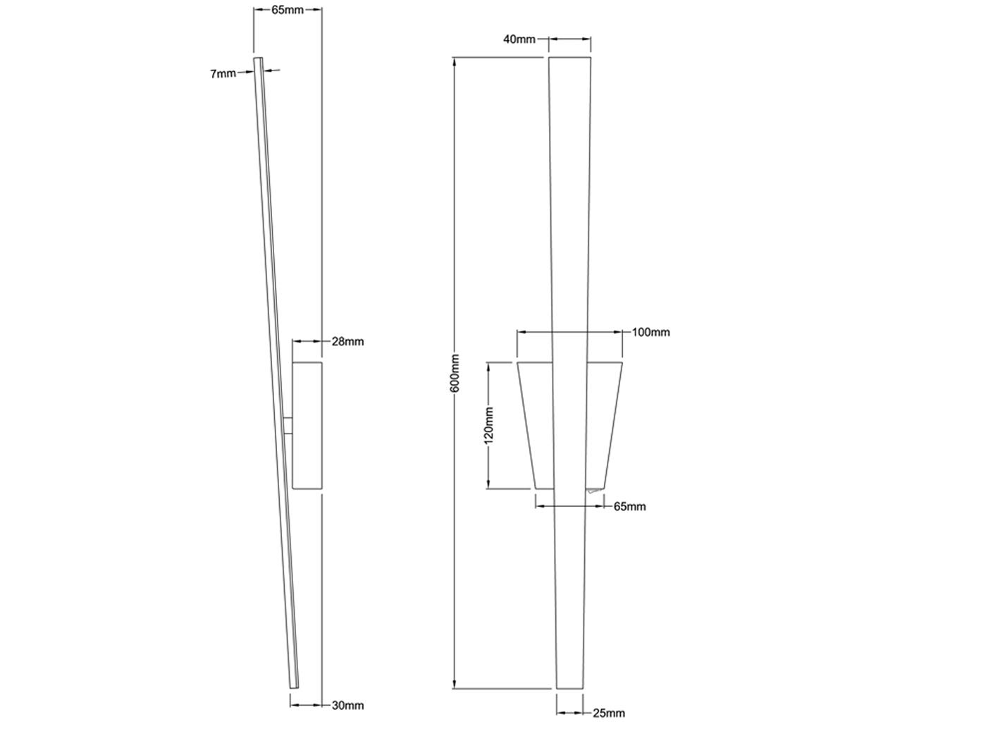 Trio Leuchten Zita 225870132 LED Wandleuchte, Metall, 6 Watt, Schwarz Matt