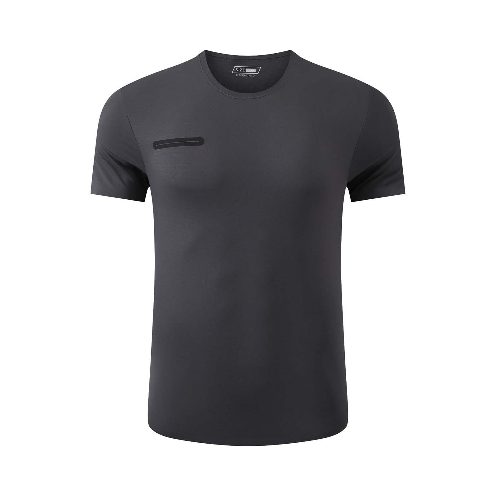 Maglietta sportiva da uomo ad asciugatura rapida, senza cuciture, leggera, traspirante, a maniche corte, per corsa, allenamento, fitness, attività all'aperto