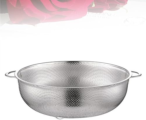 Miniatura 4 de Housoutil Cesta de drenaje Fregadero Cesta de frutas y verduras Colador de cocina Almacenamiento de acero inoxidable Fácil de usar