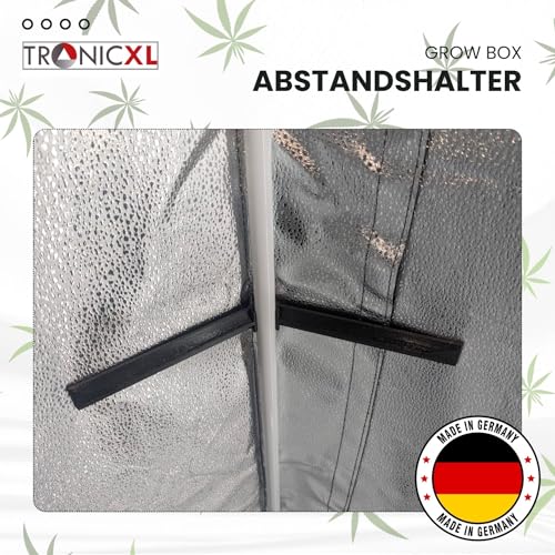 TronicXL Ersatzteil für Grow Box Fixture Poles Space Booster Zelt Schrank 16mm Stangen Befestigung Zubehör Growschrank für Growbox für Secret Jardin für DiamondBox für Diamond Box Schillerbox