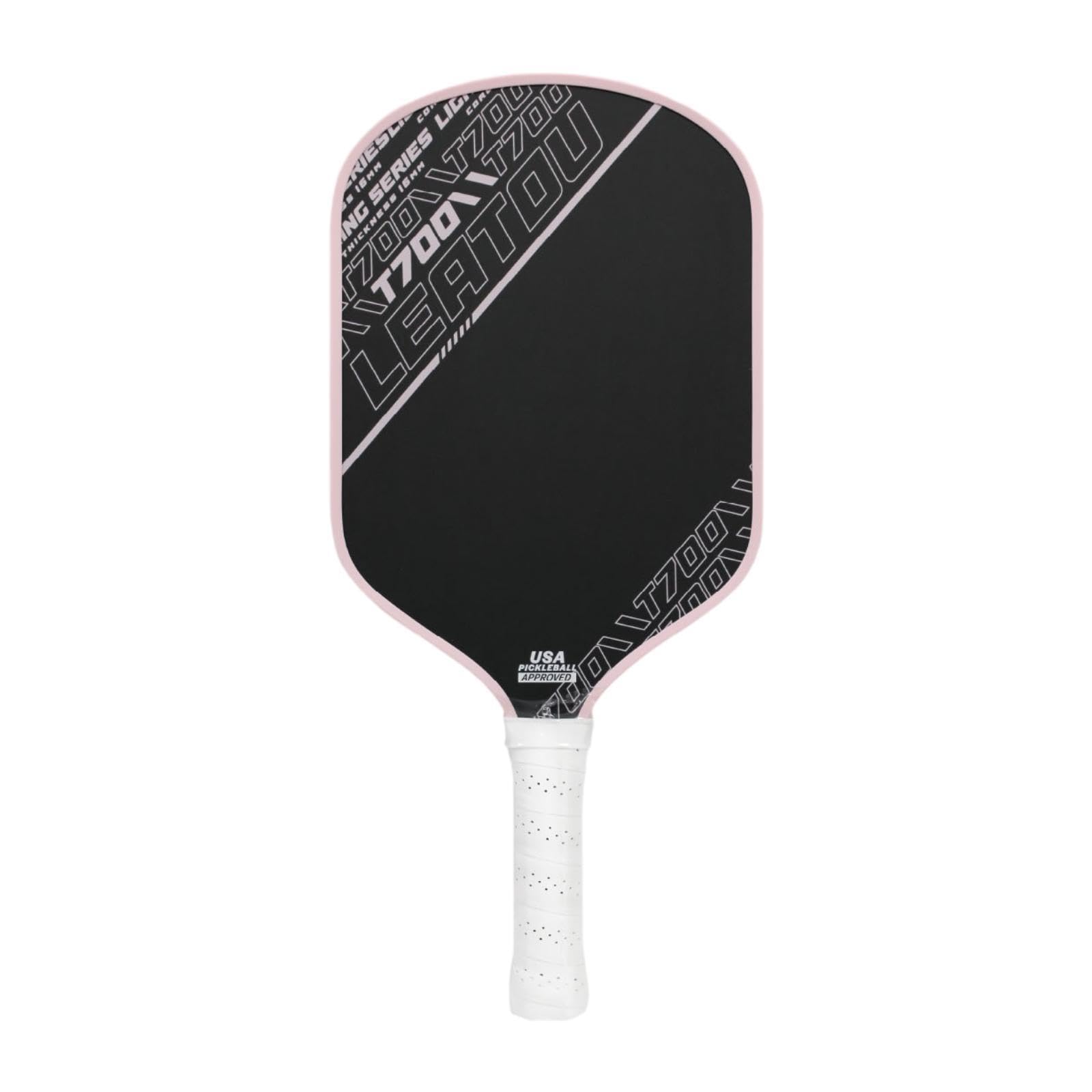 Pickleball Paddle Portable Versatile Carbon Fiber for Living Room Patio Yard Pink-picture-11
