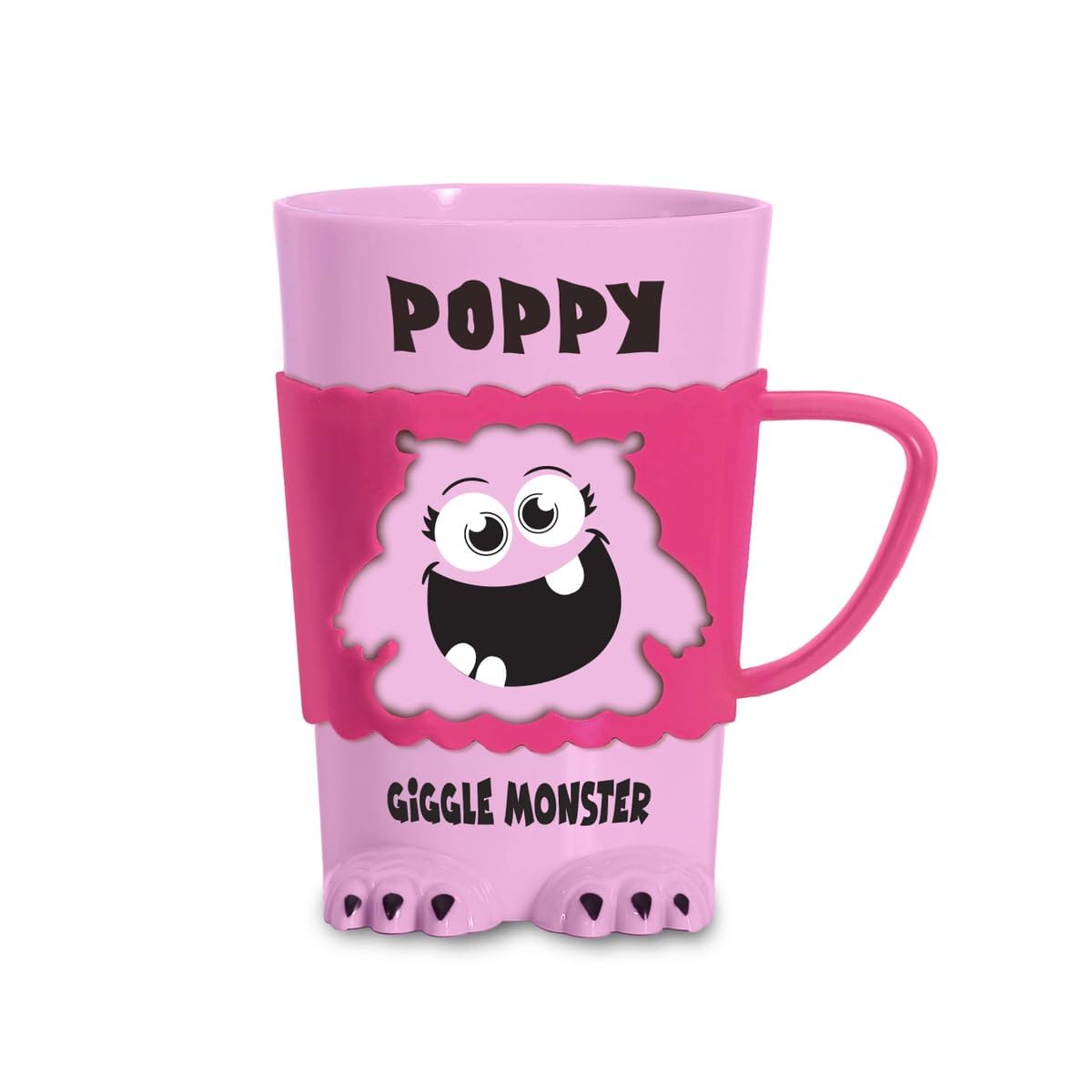 History & Heraldry Personalised Monster Mug – Pre Personalised with Popular Names Funny Monster Shaped - Unique Gift for Birthdays, Halloween, or Christmas (Poppy) — image 1