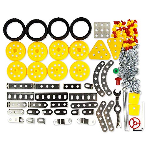 image for KAIM STEM Racing Car Metal Model Building Kit, Building Toy Kit for Bo