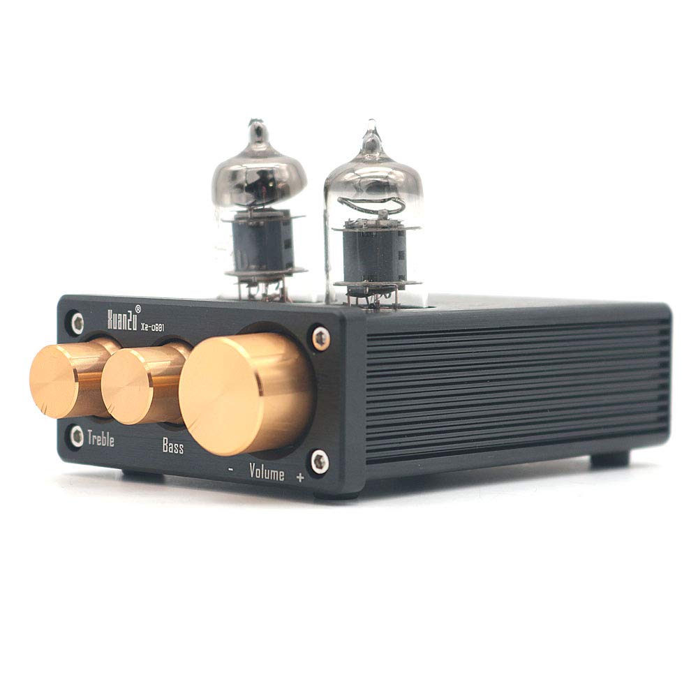 DollaTek 6J1 Mini Vacuum Tube Preamplificatore Audio Hi-Fi Stereo Pre-Amplifier Treble Bass Control