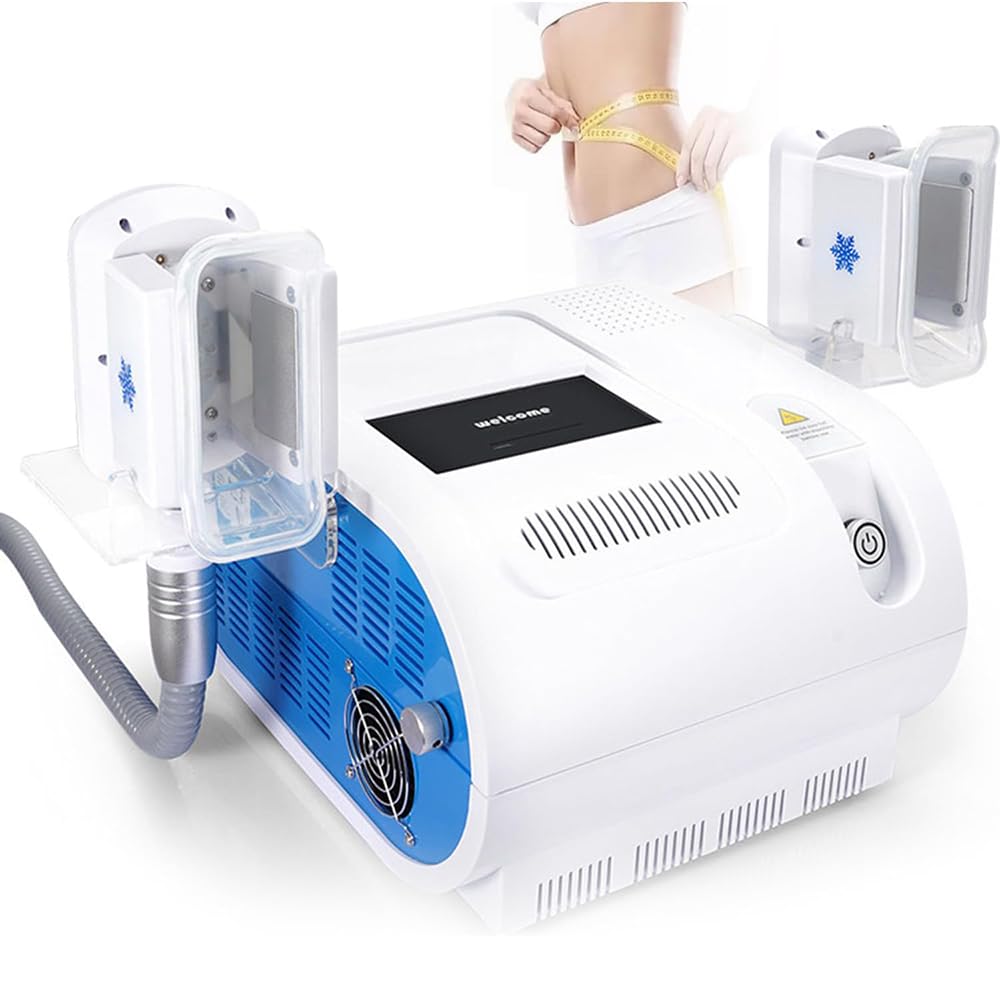 Instrumento De Belleza Moldeador, Máquina De Criolipólisis Adelgazante con 2 Asas, Temperatura De Congelación -10 ℃ -5 ° C, Presión De Vacío 0-100 Kpa, para Muslos, Glúteos, Espalda, Pantorrillas