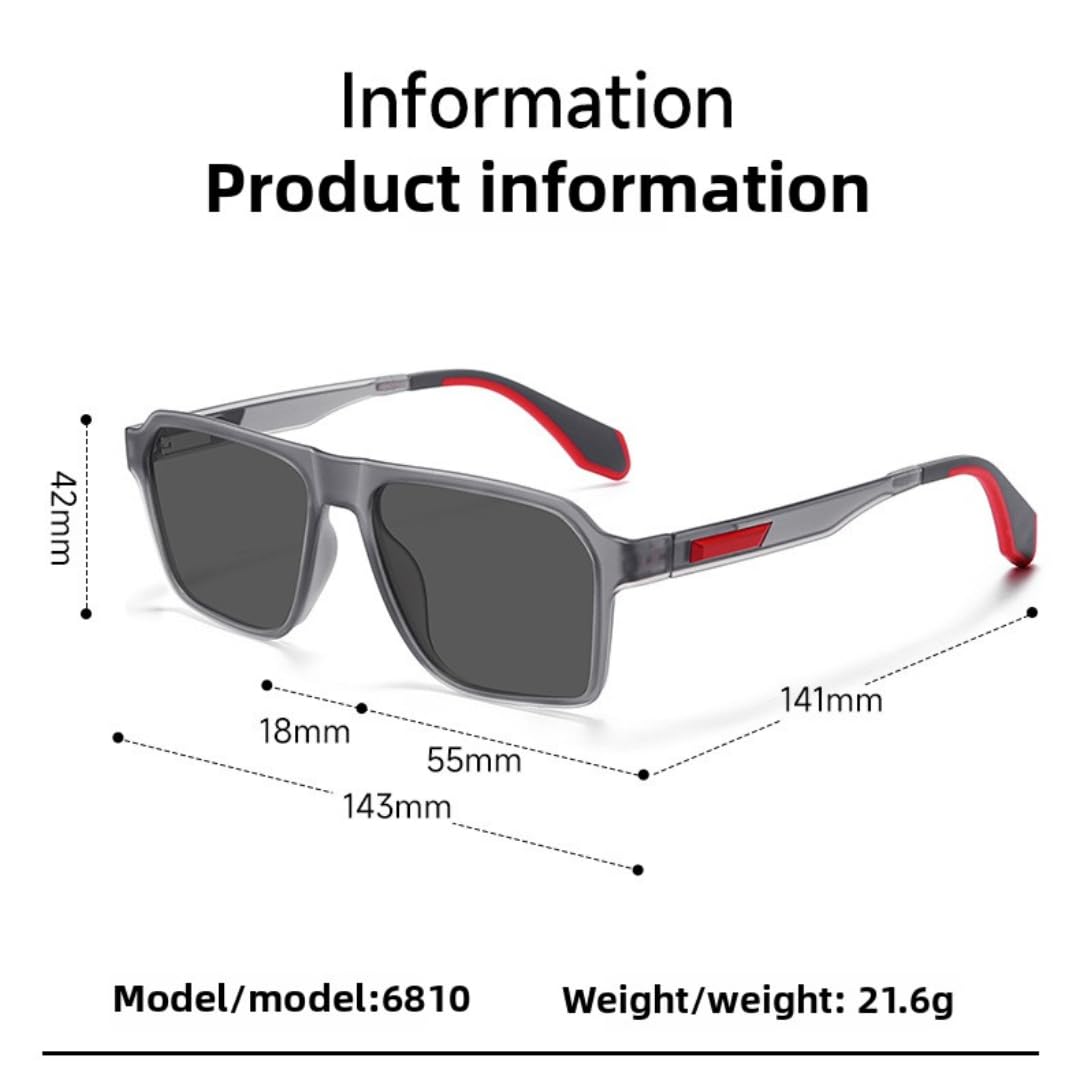 Ultralekkie okulary przeciwsłoneczne męskie, modne, z filtrem UV400