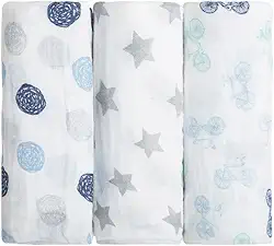 Papi Textil Cueiro Swaddle Papi Soft Estampado 80Cm X 80Cm Contem 03 Un