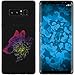 Produktbild PhoneNatic Case kompatibel mit Samsung Galaxy Note 8 Silikon-Hülle Floral Wolf M3-5