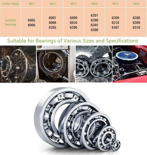 cjc Bearing Puller Set, Multifunctional Bearing Removal Tool, Bearing Separator with 3 Jaw Puller, Bearing Splitter Tool Kit,Pinion Wheel Bearing Removal Kit with Case