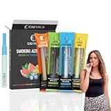 Cigtrus Smokeless Inhaler – Natural Quit Smoking Aid – Non-Electric, Nicotine-Free & Travel-Safe – Helps Reduce Cravings, Replace Bad Habits & Support Lung Detox – 4-Flavor Variety Pack