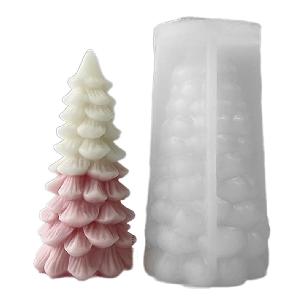 Moule en silicone arbre 3D pour bougies et moulages de précision
