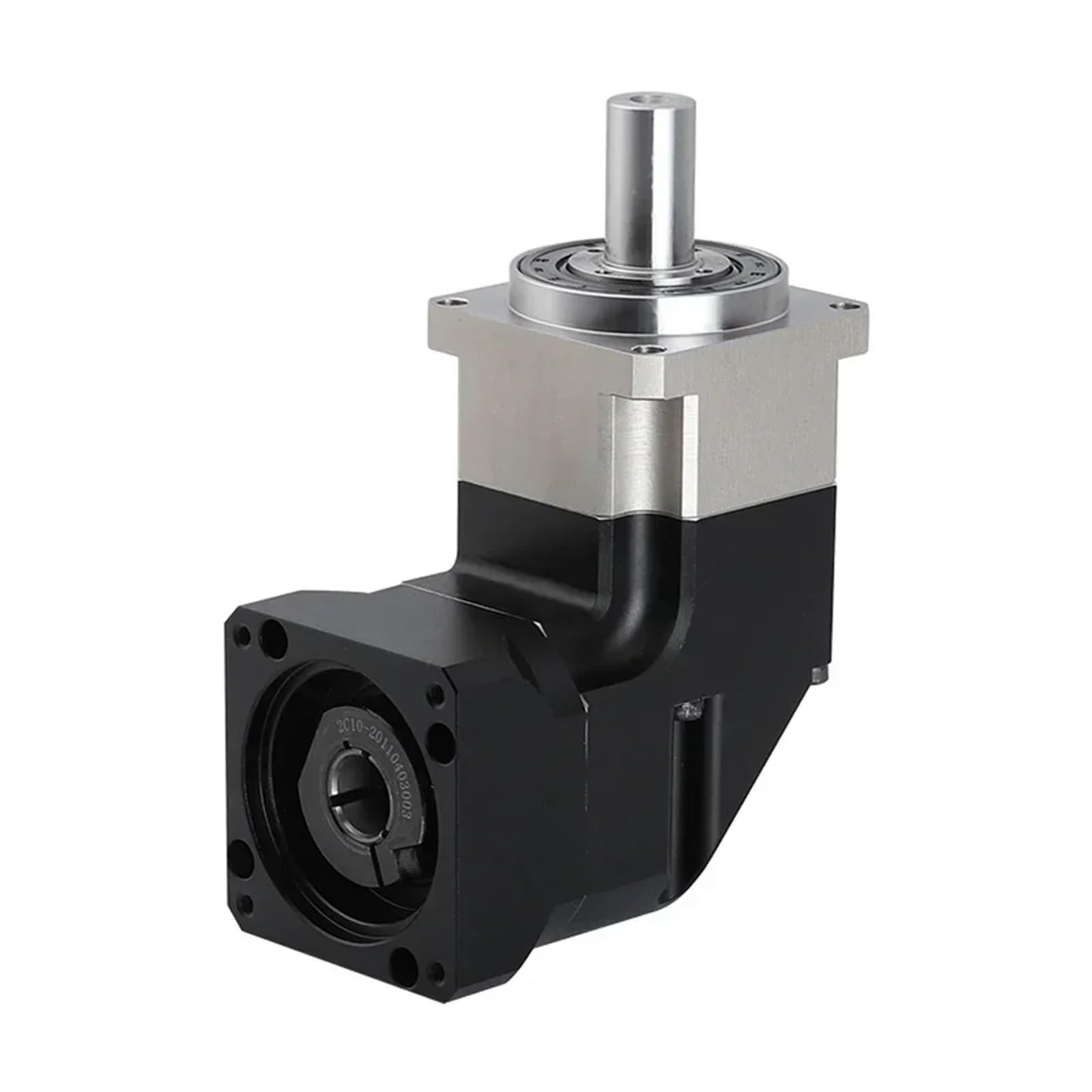 1 stücke 90 Grad Minderer Stirnradgetriebe Right Angle Planetengetriebe for Nema 17 23 Schrittmotor 40-130mm Servomotor(PLMG042 8mm Inputs,Speed Ratio 10 to 1)