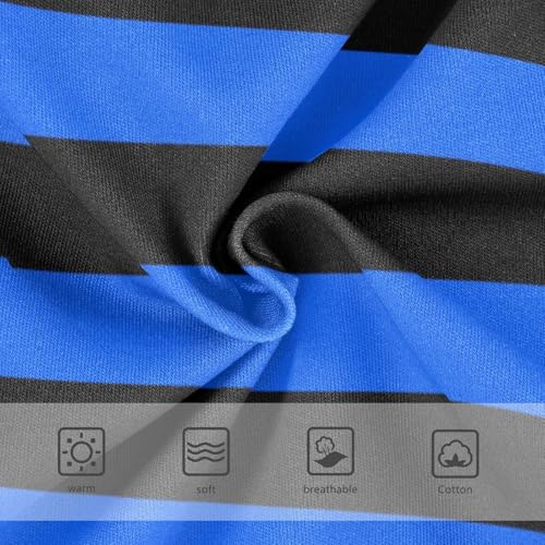 Black Blue Stripe Toddler Girls's Underwear 2T3