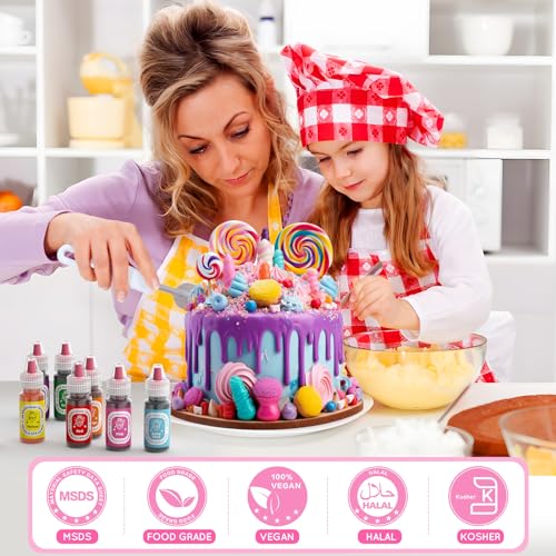 Image of 18 Color Oil Based Food Coloring (M)