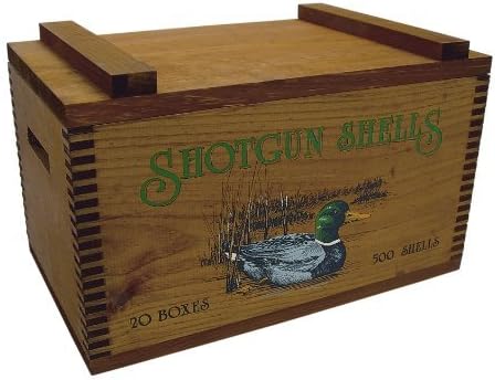 Evans Sports Deluxe Ammo Box, Ducks Shots Shells by Evans Sports