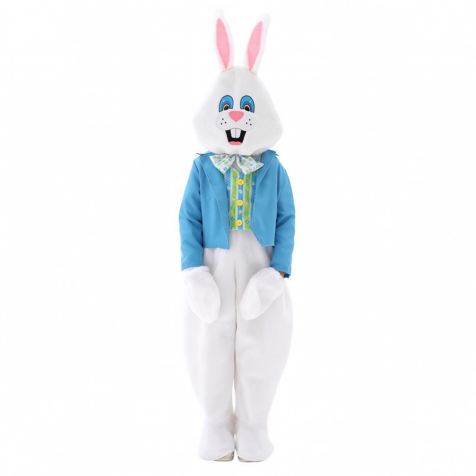 Disfraz de Liebre Infantil Traje Mono Acolchado Jumpsuit con Cobertores Cabezal con Rasgos de Dibujo Poliéster Cómodo para Juego Activo Apertura, color to 9, XL