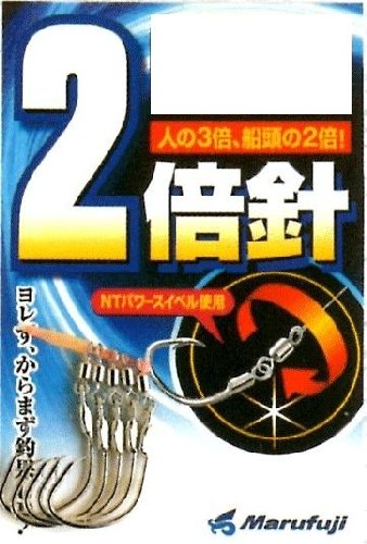 ひつじページ Amazon | Marufuji(マルフジ) Z-005 2倍針 フック ムツ 16号